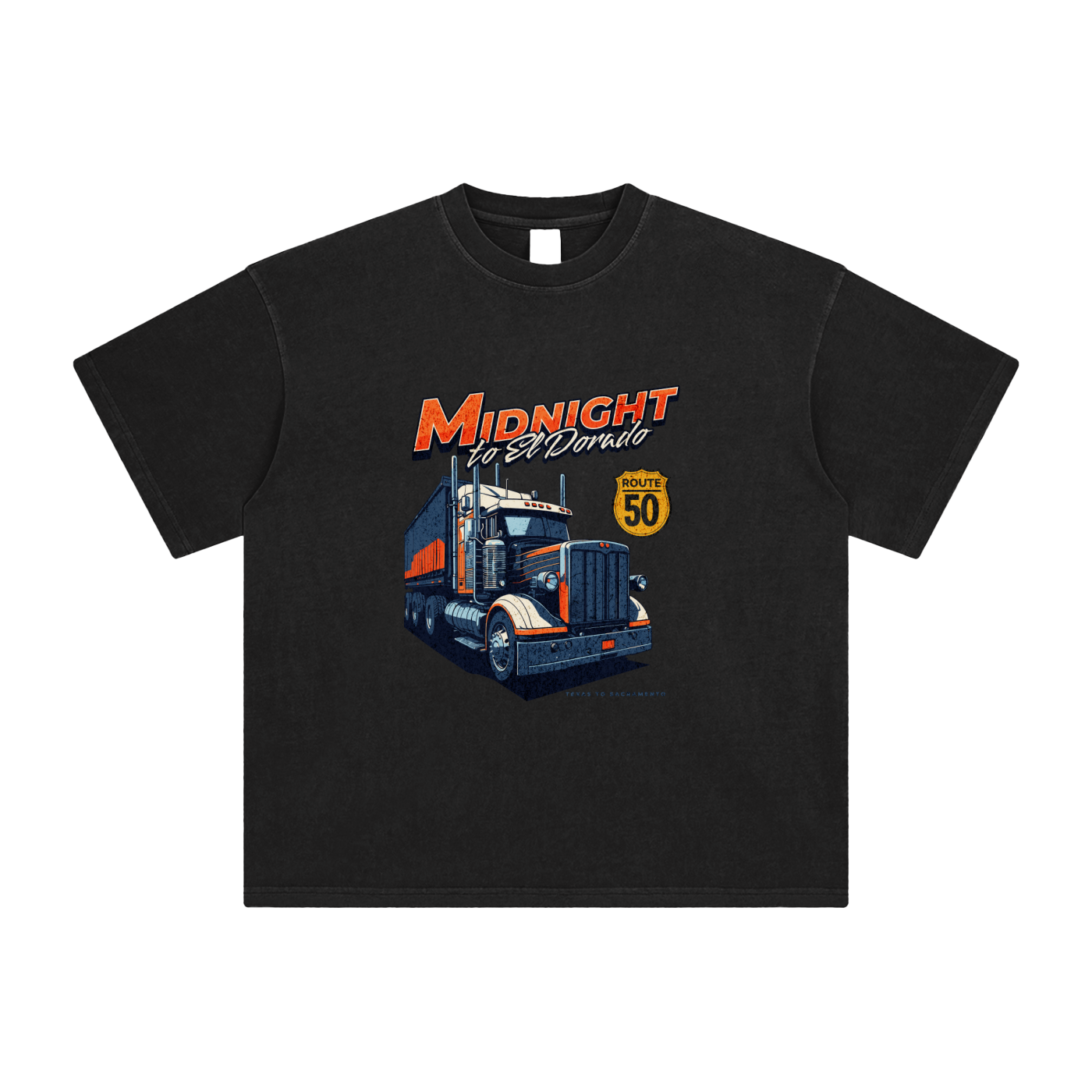 Midnight Enzyme Washed Tee