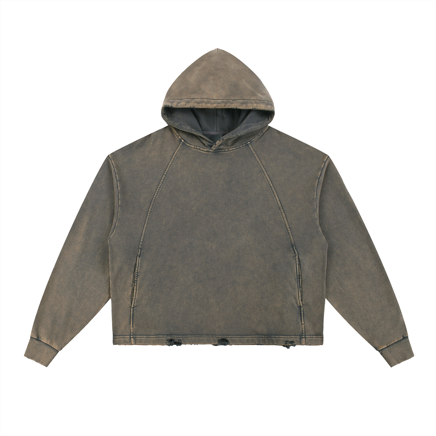 Signature Basic Frayed Hoodie