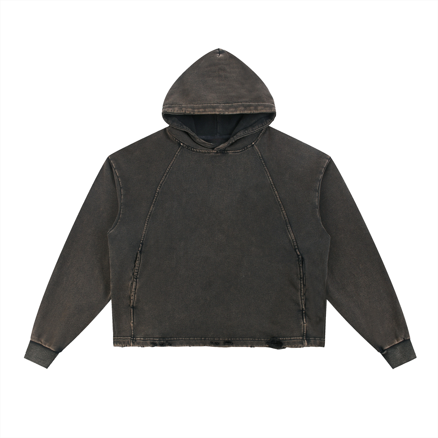 Signature Basic Frayed Hoodie