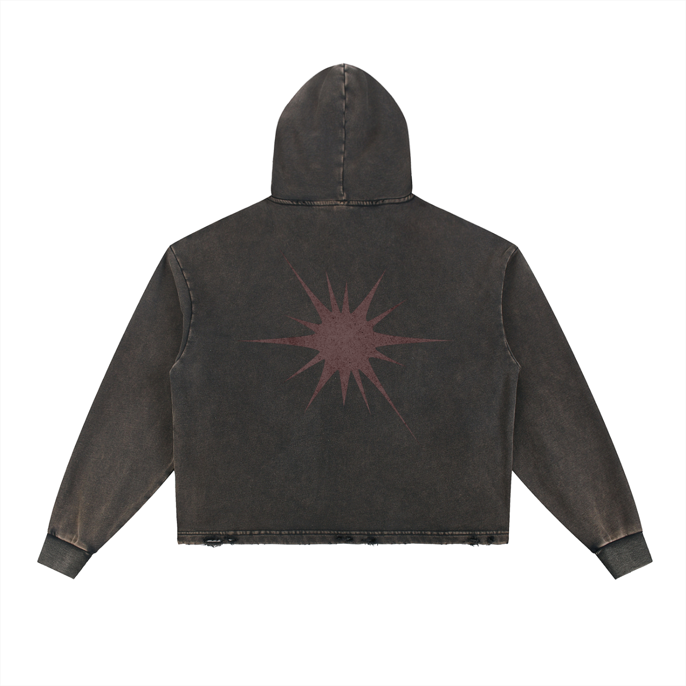 Signature Basic Frayed Hoodie