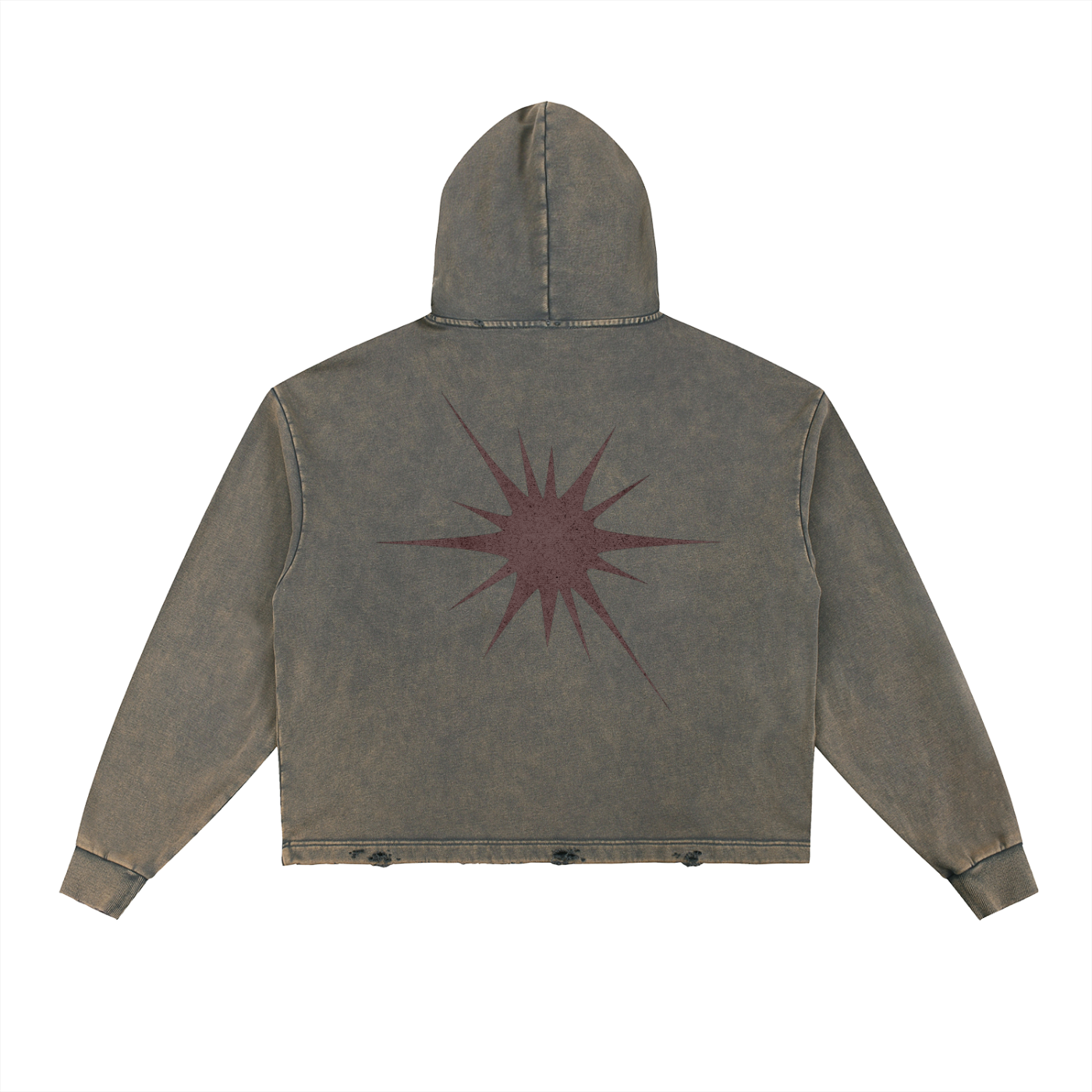 Signature Basic Frayed Hoodie