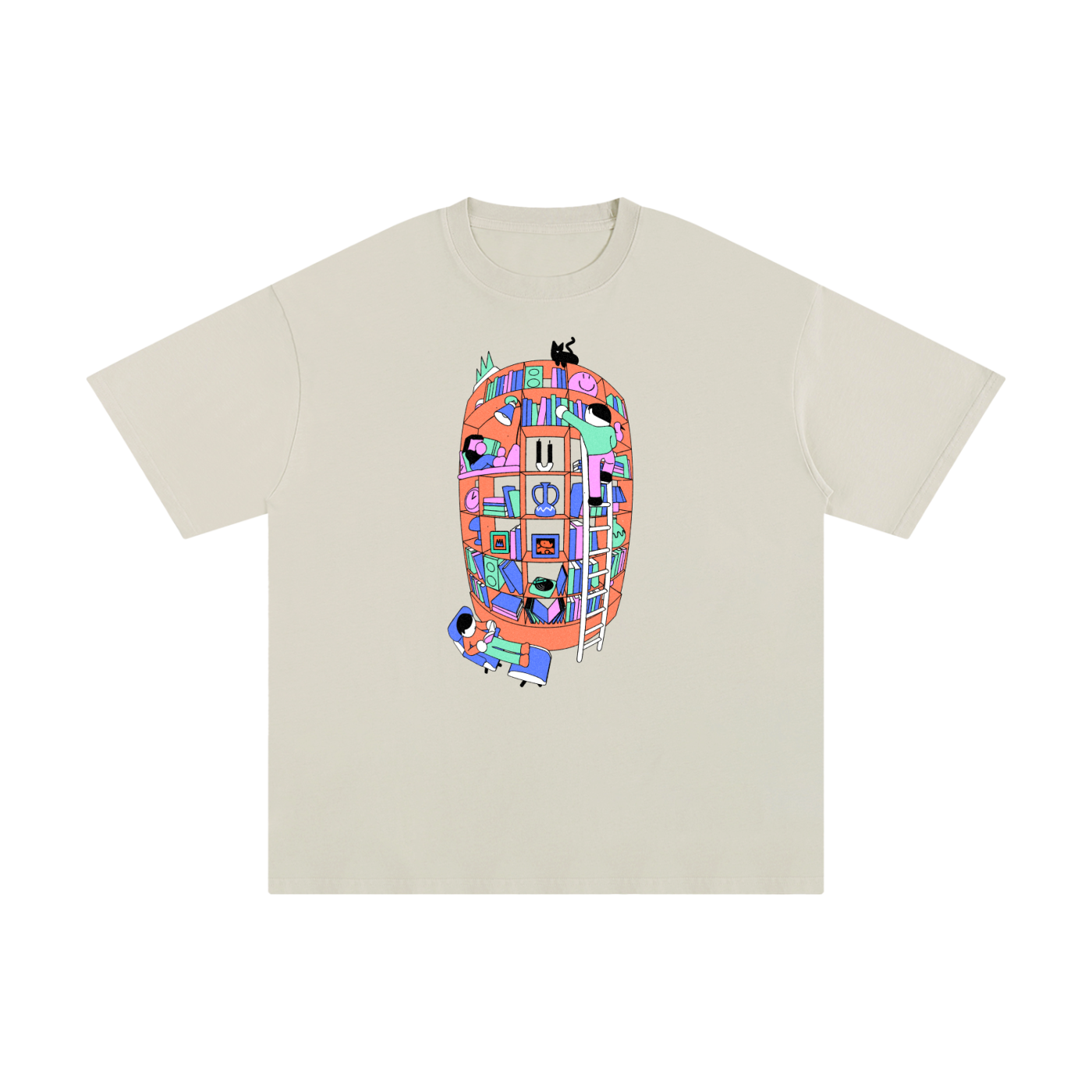 HANABI x Plantopia Bookcase Tee