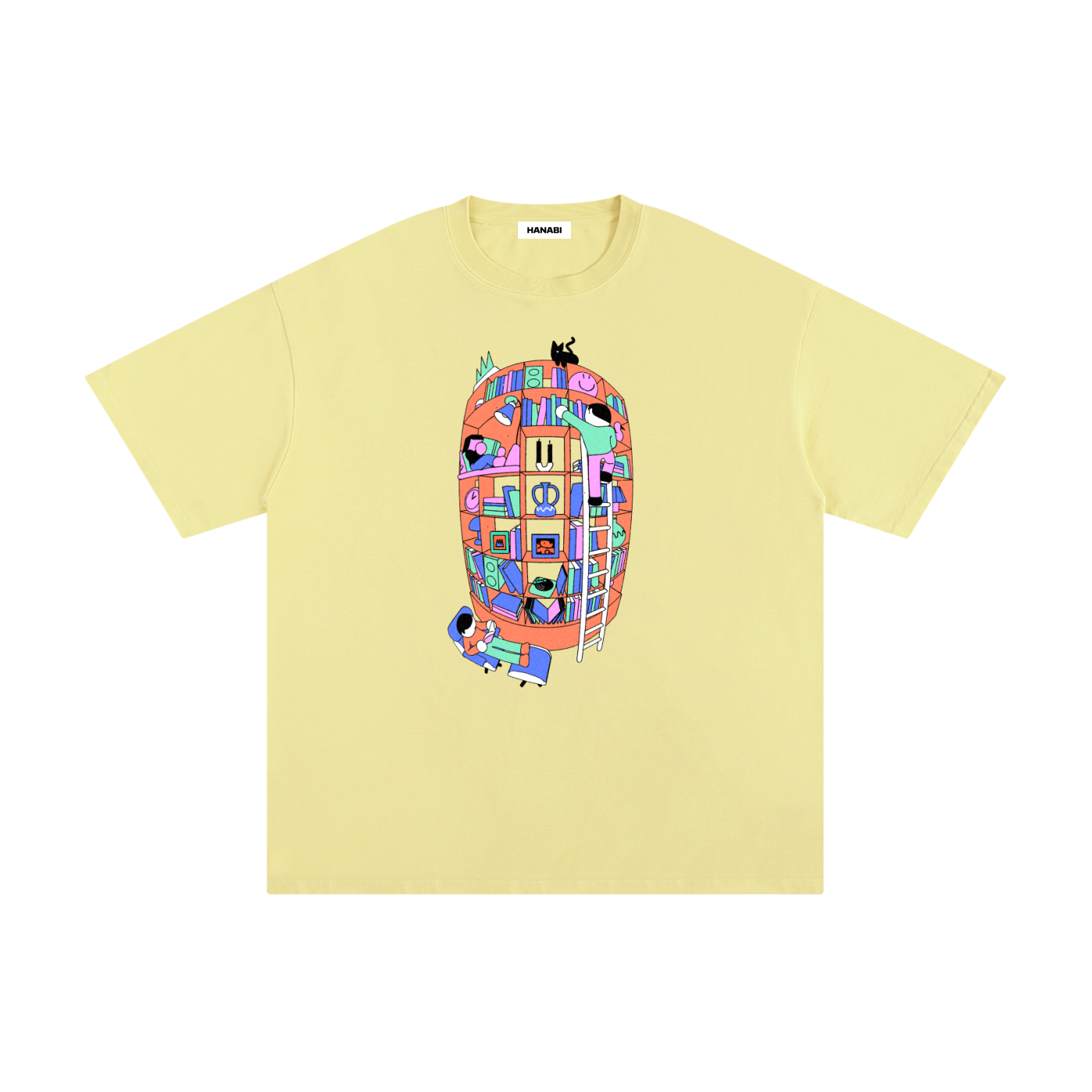 HANABI x Plantopia Bookcase Tee