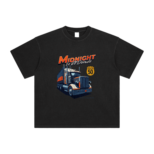 Midnight Enzyme Washed Tee