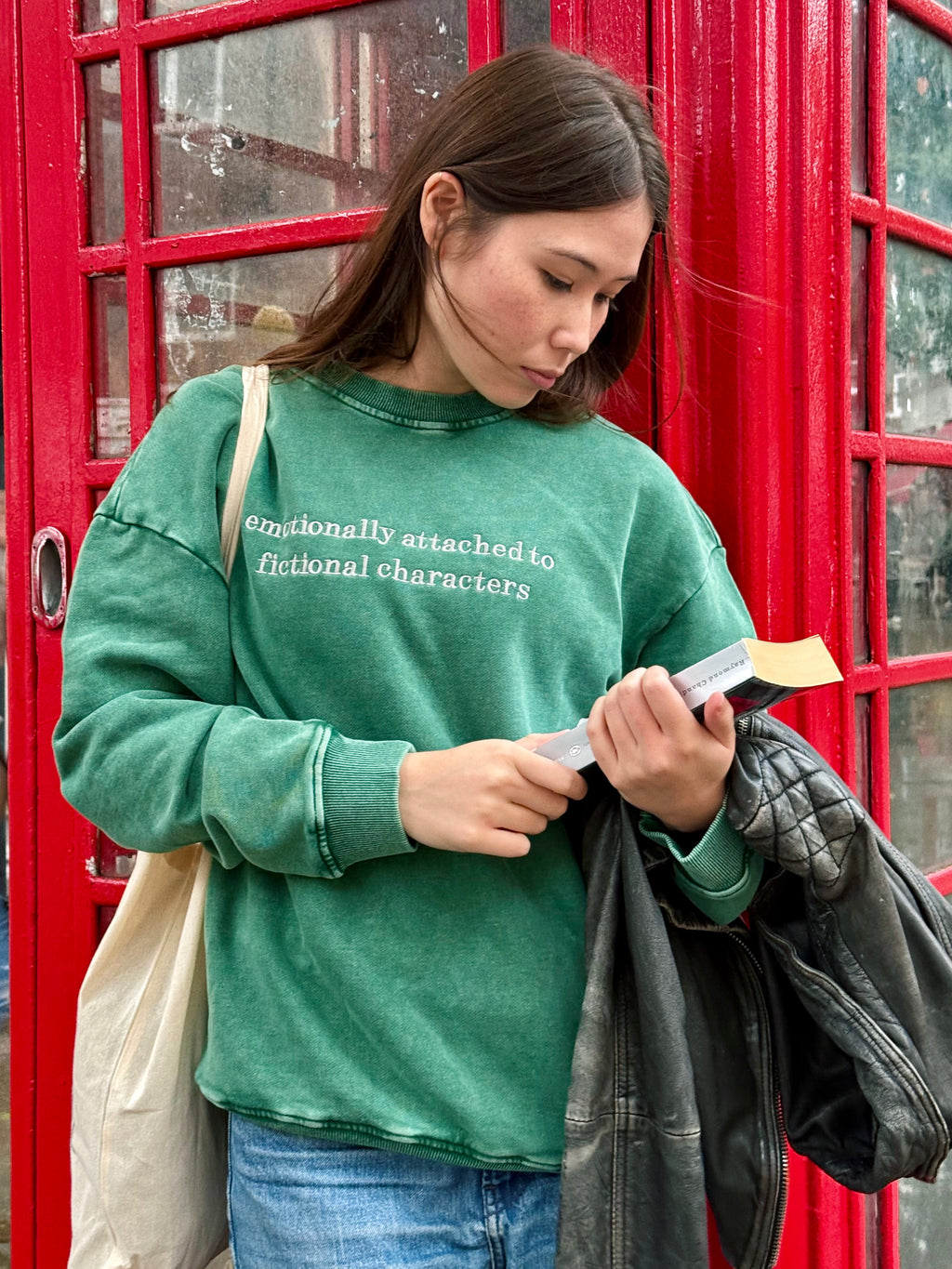 Unisex Emotionally Attached To Fictional Characters Sweatshirt
