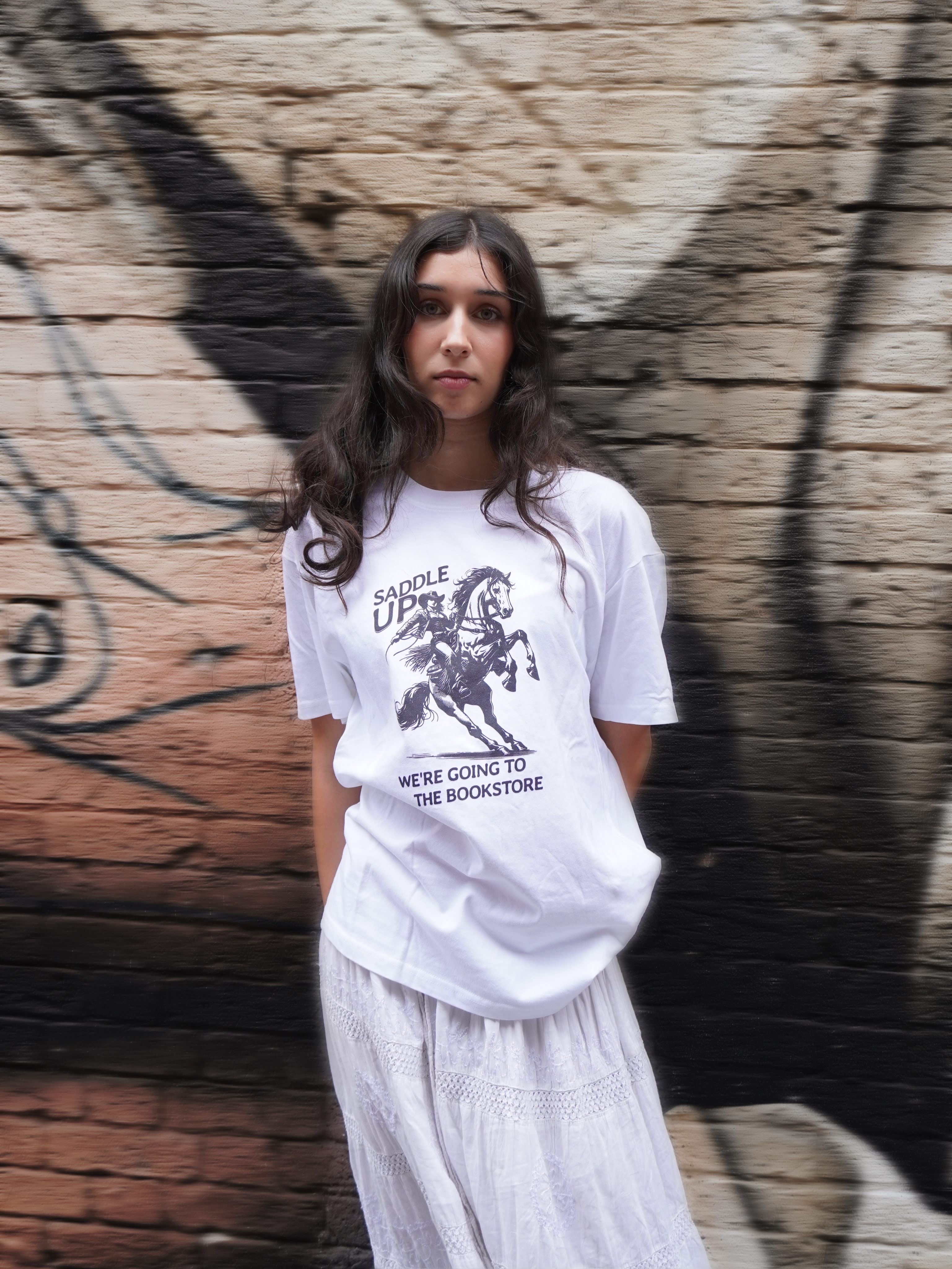 Saddle Up We’re Going To The Bookstore Tee