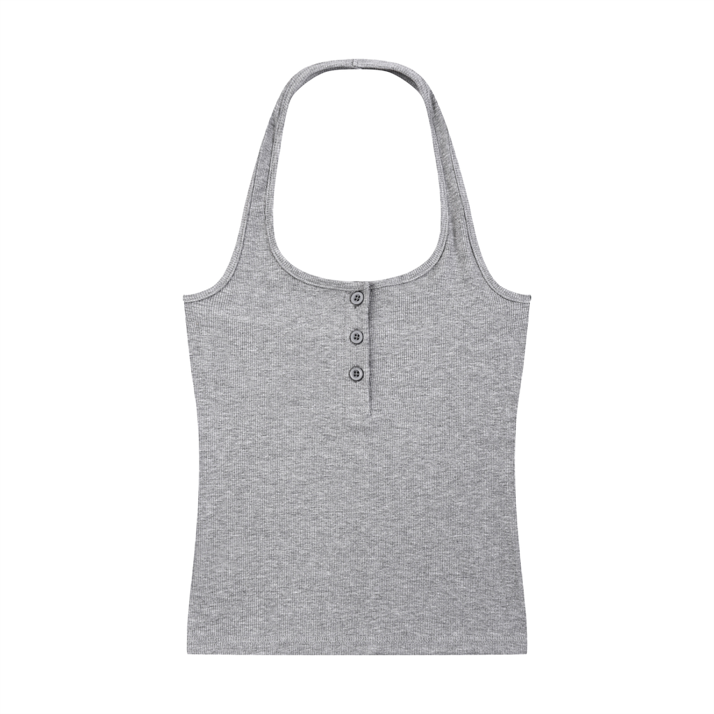 Book Addict Ribbed Henley Tank