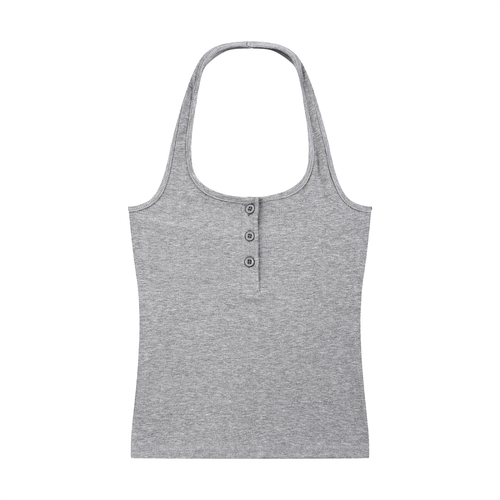 Book Addict Ribbed Henley Tank