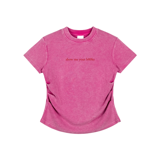 show me your b00ks Bodycon Tee