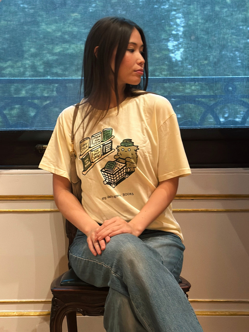 Book Shopping Unisex Tee