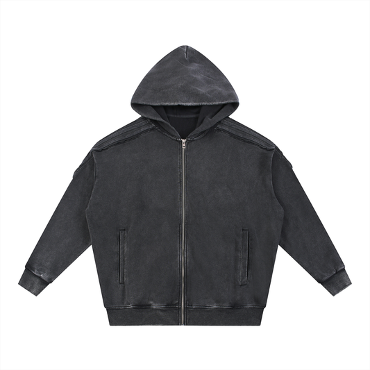 Snow Washed Signature Basic Hoodie