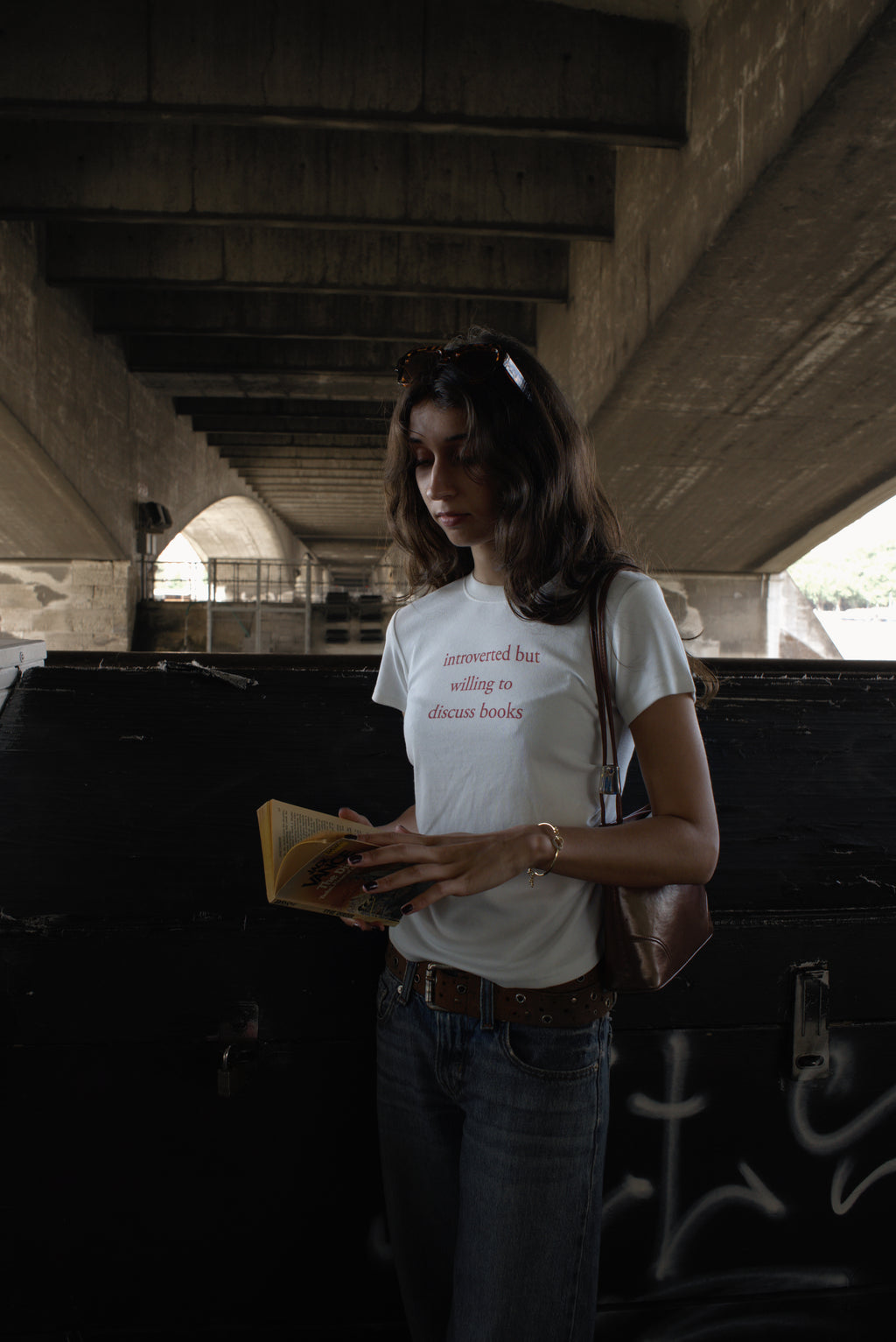 Introverted But Willing To Discuss Books Bodycon Tee