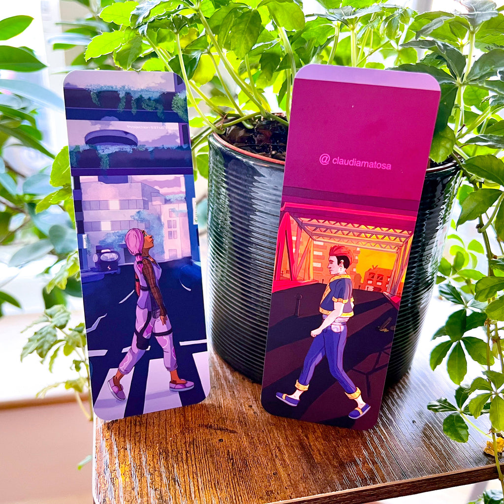 Double-Sided Sci-Fi Art Bookmark Bundle