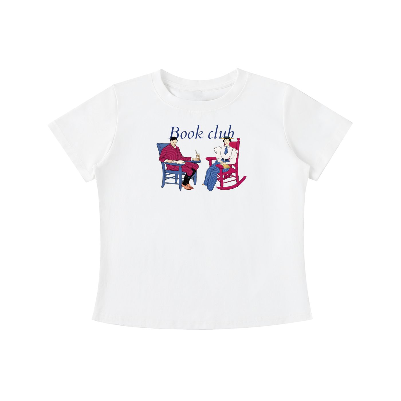 Book Club Lounge Baby Tee
