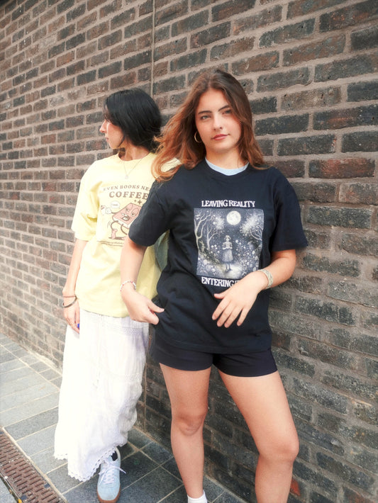 Leaving Reality Entering Fiction Tee