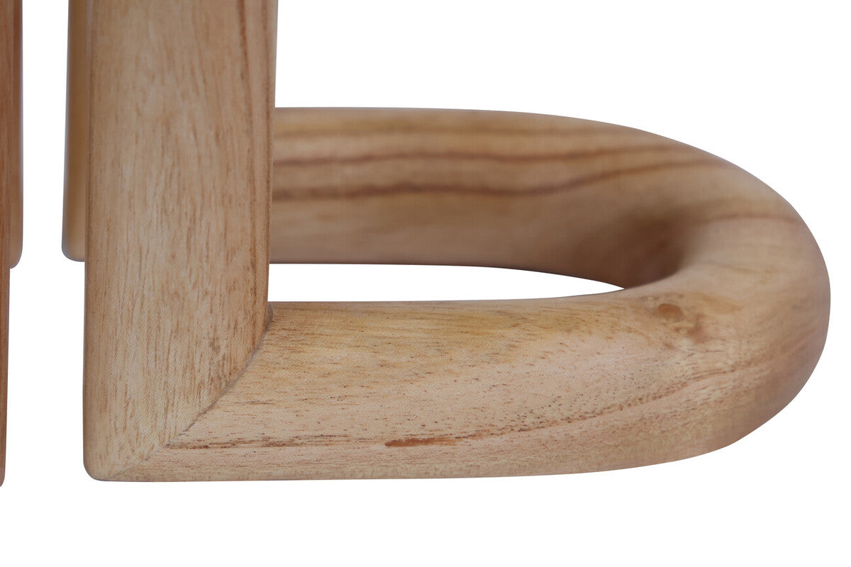 Natural Wood Set of 2 Bookends | Arlo