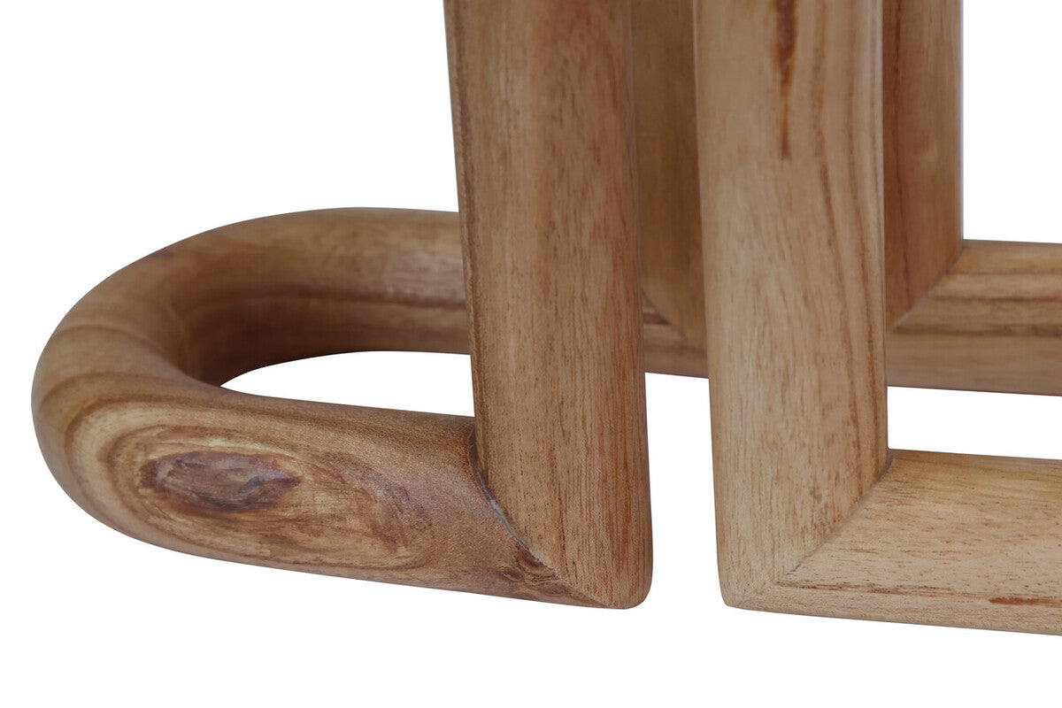 Natural Wood Set of 2 Bookends | Arlo