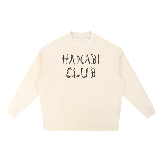 HANABI CLUB Knitted Oversize Sweatshirt