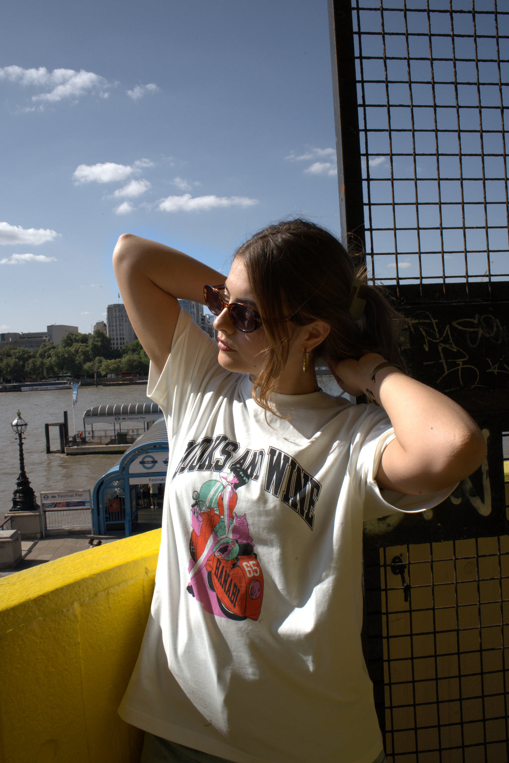 chao! x HANABI Books tee