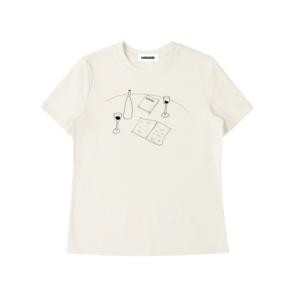 Books And Wine Ladies Tee