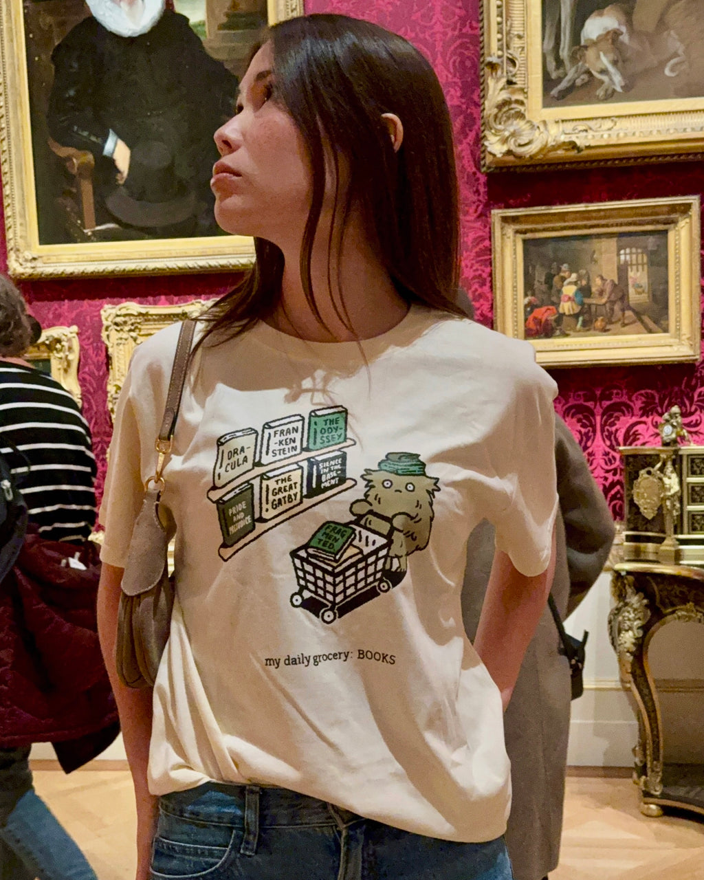 Book Shopping Unisex Tee