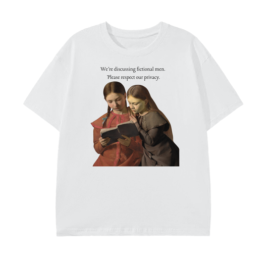 Discussing Fictional Men Tee