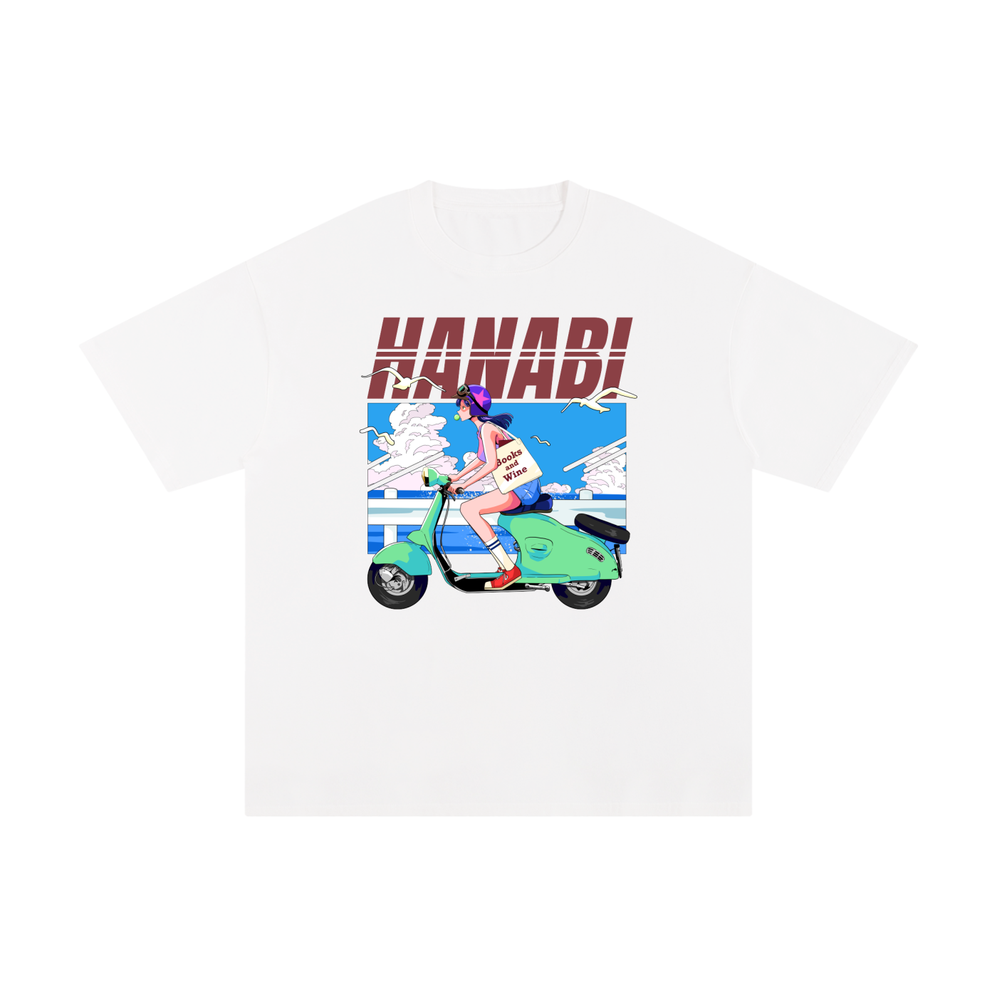 chao! x HANABI Moped Tee
