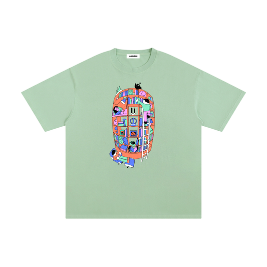 HANABI x Plantopia Bookcase Tee