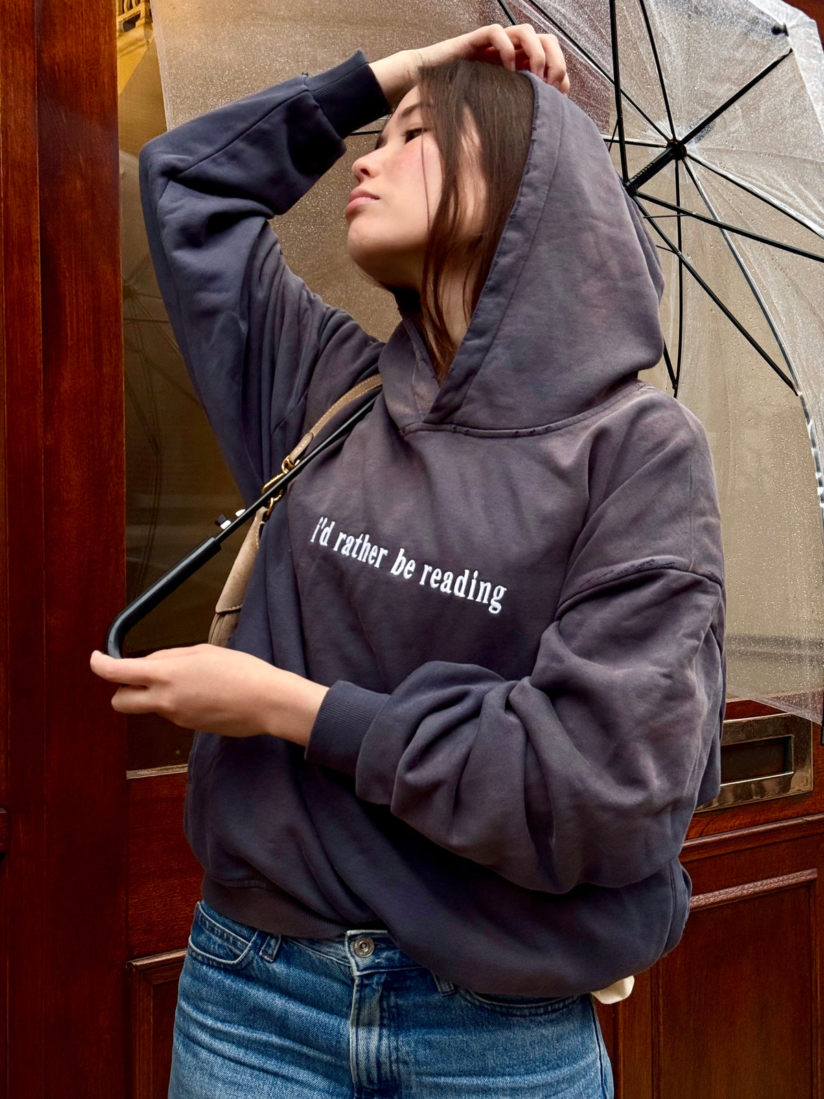 I'd Rather Be Reading Unisex Hoodie