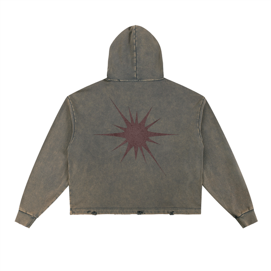 Signature Basic Frayed Hoodie