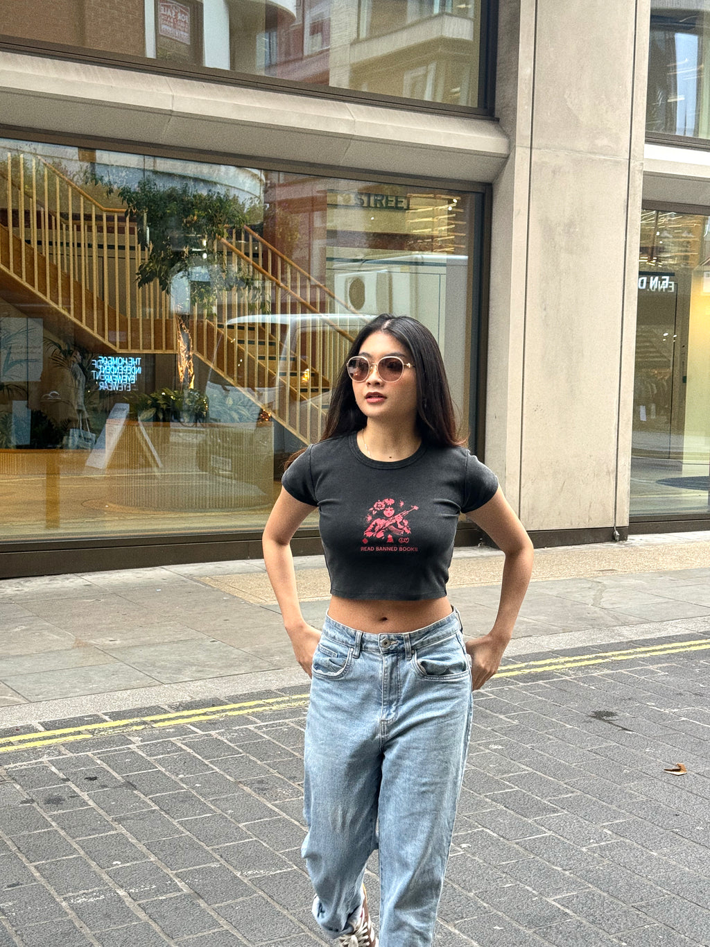Read Banned Books Crop Top