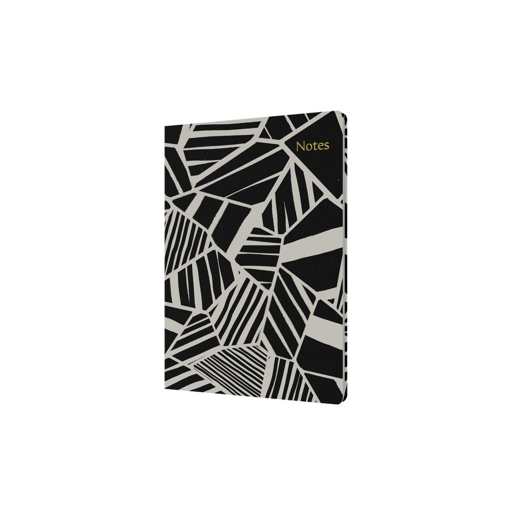 Bold Mono A5 Ruled Notebook
