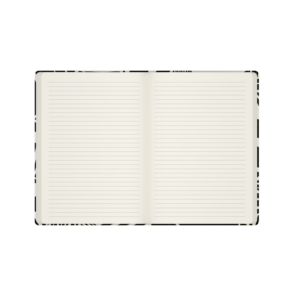 Bold Mono A5 Ruled Notebook
