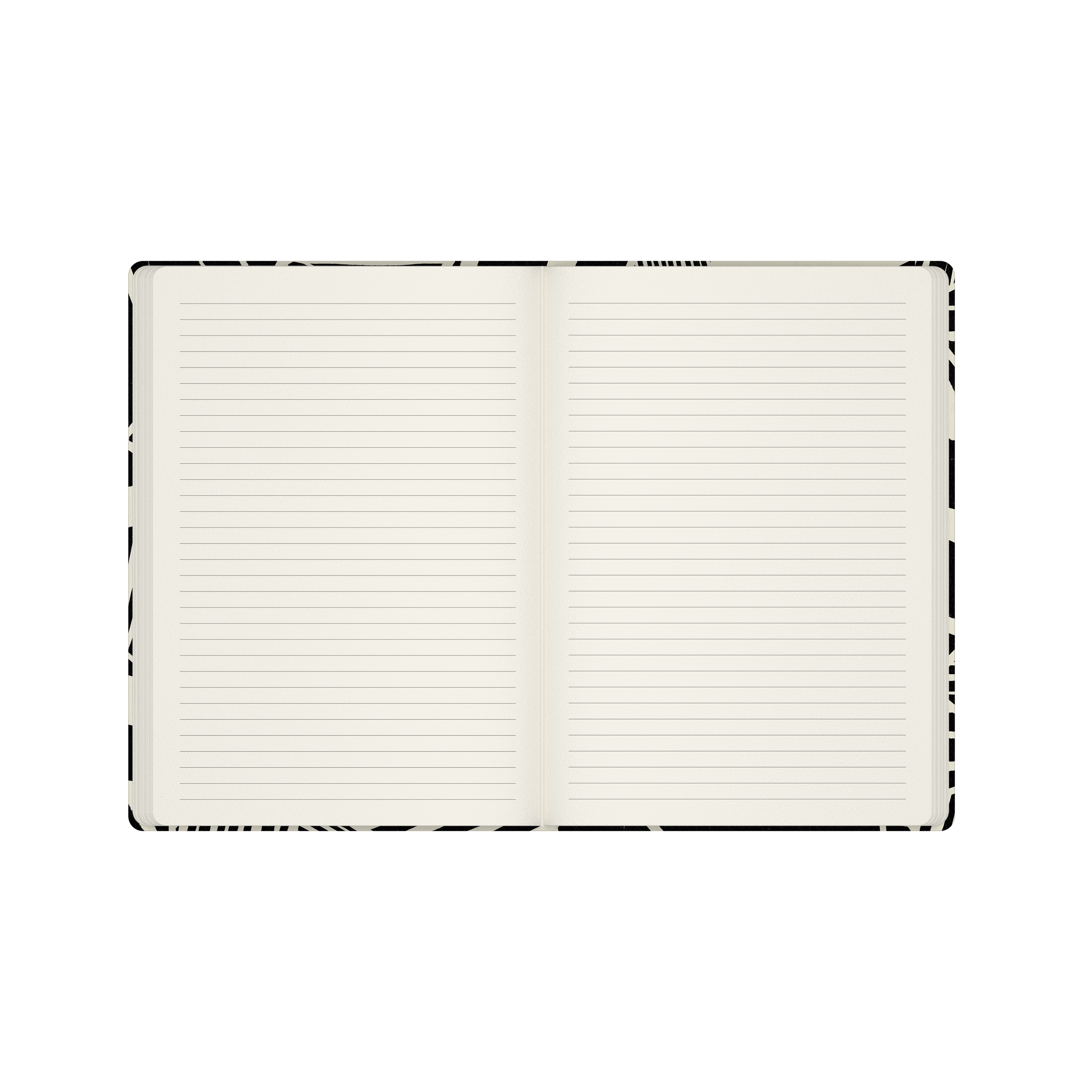 Bold Mono A5 Ruled Notebook