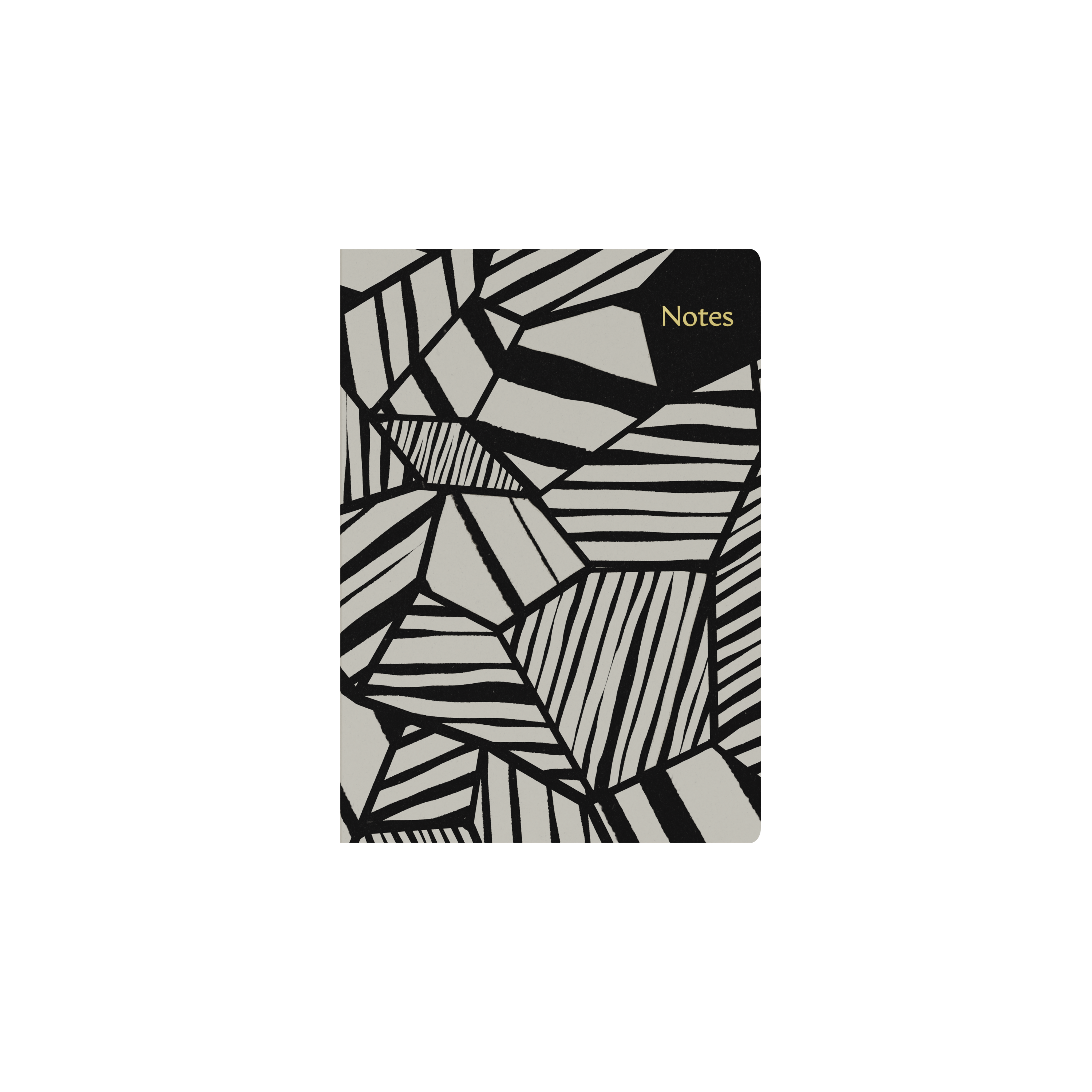 Bold Mono A5 Ruled Notebook