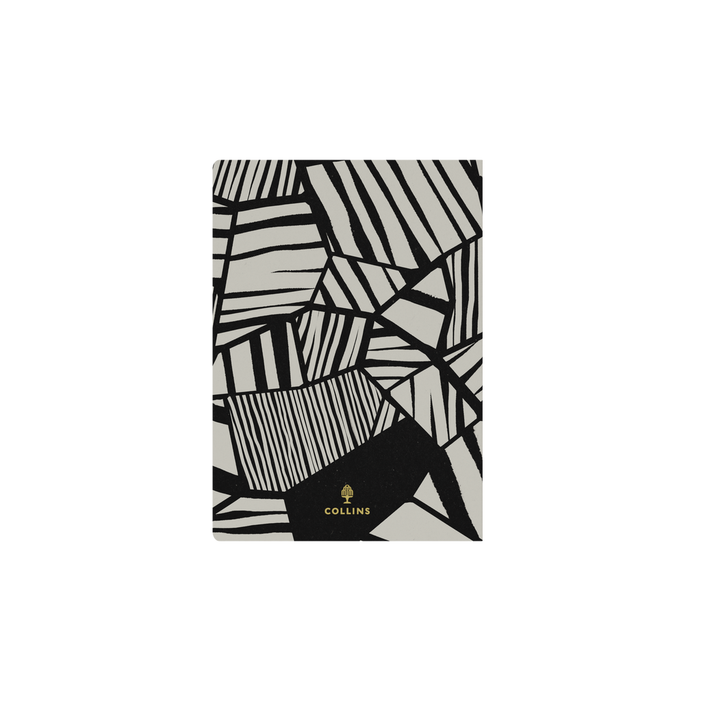 Bold Mono A5 Ruled Notebook