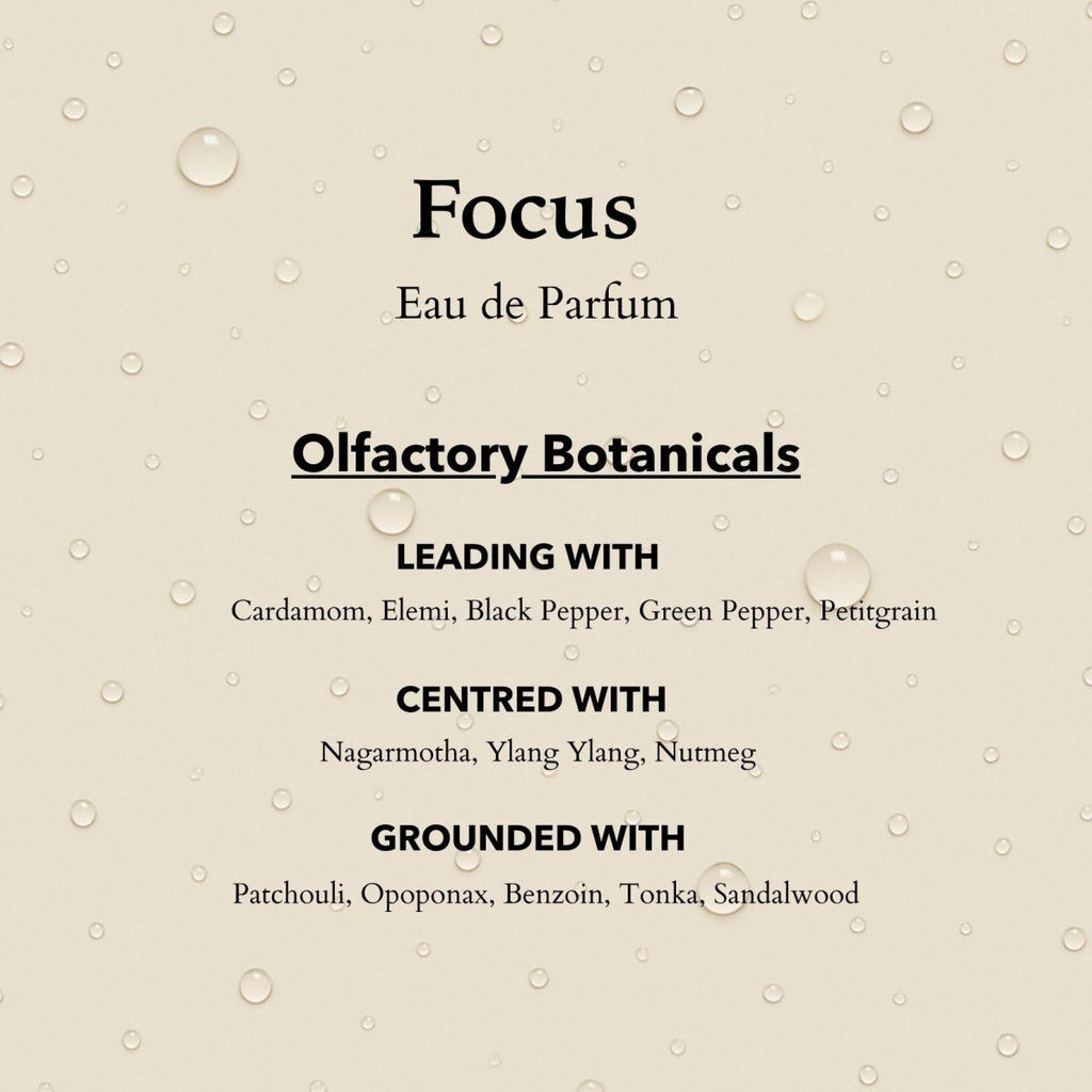 Focus Eau de Parfum | Sharpen Focus & Awaken the Senses 100ml
