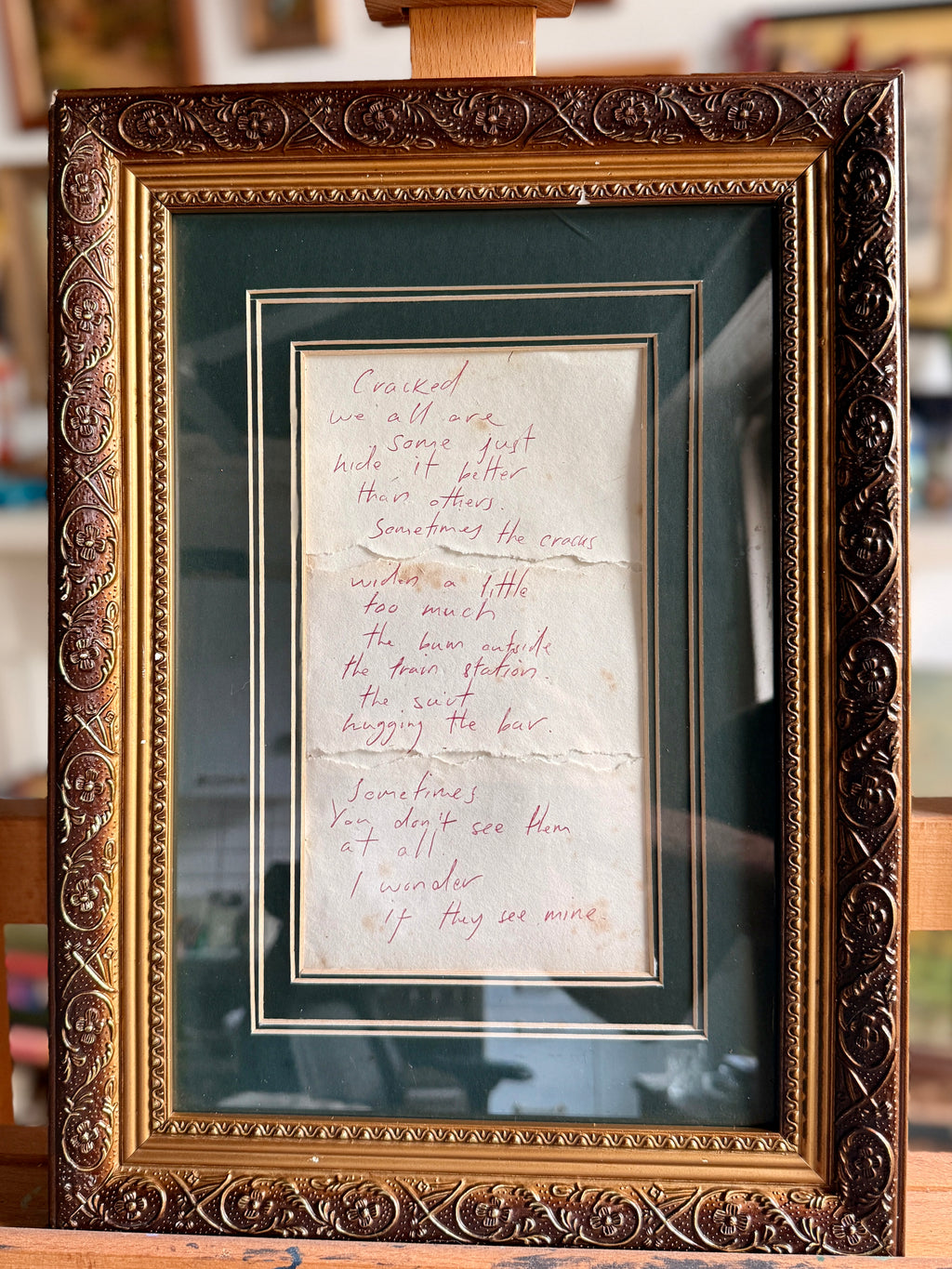 Cracked Poem