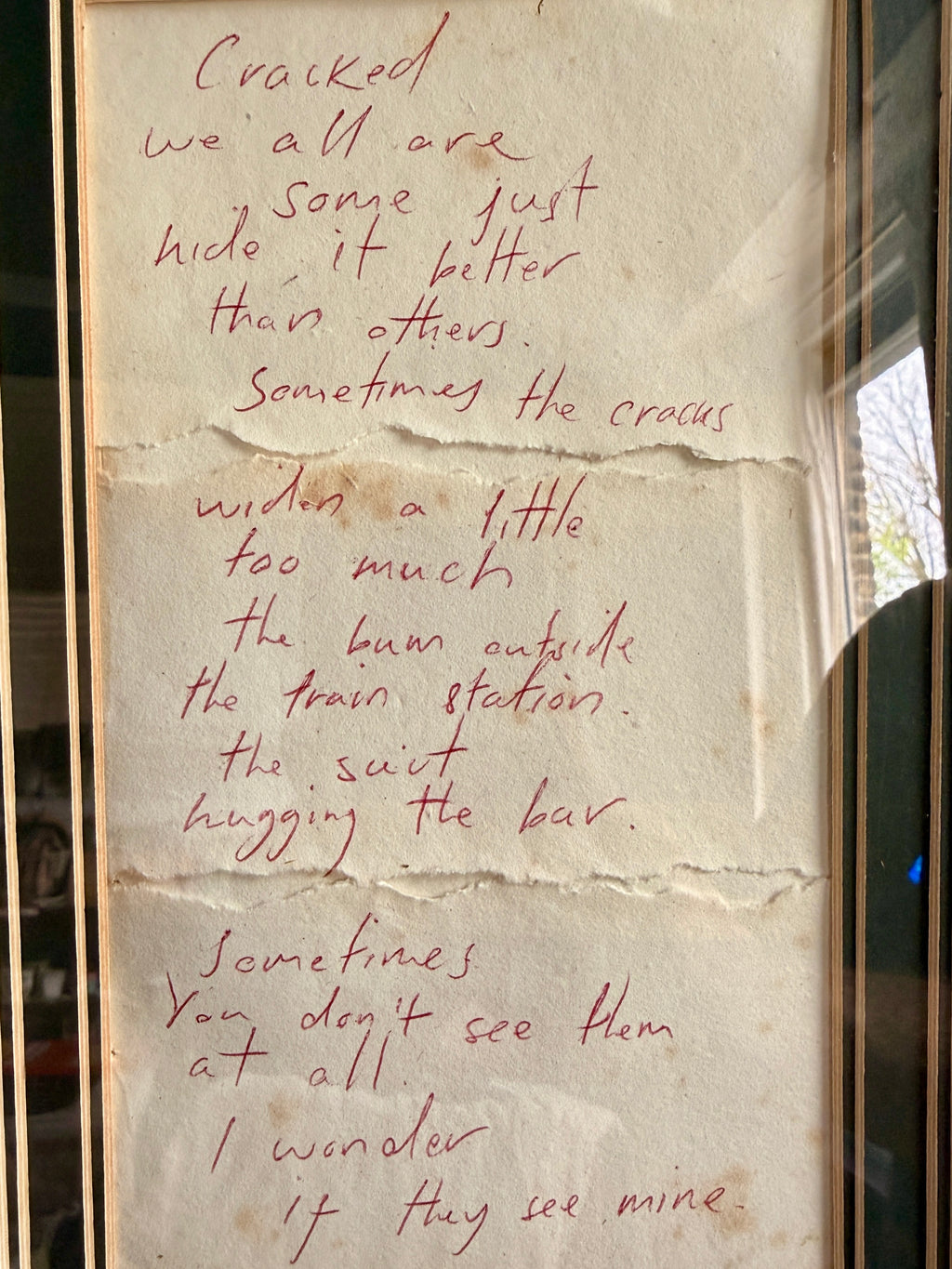 Cracked Poem