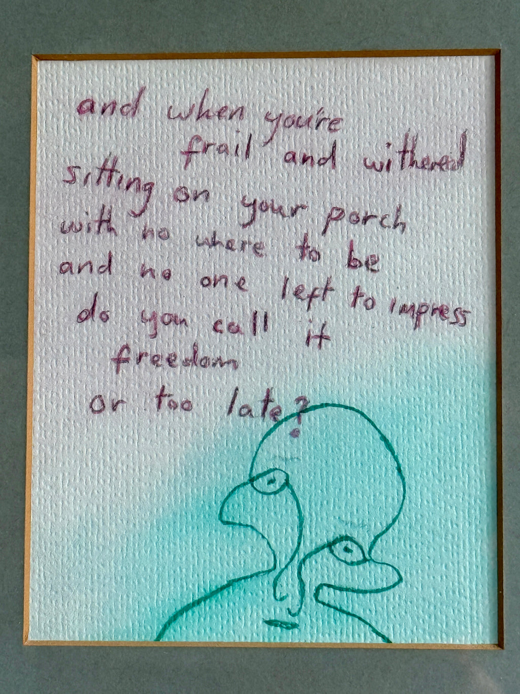 Frail & Withered Poem