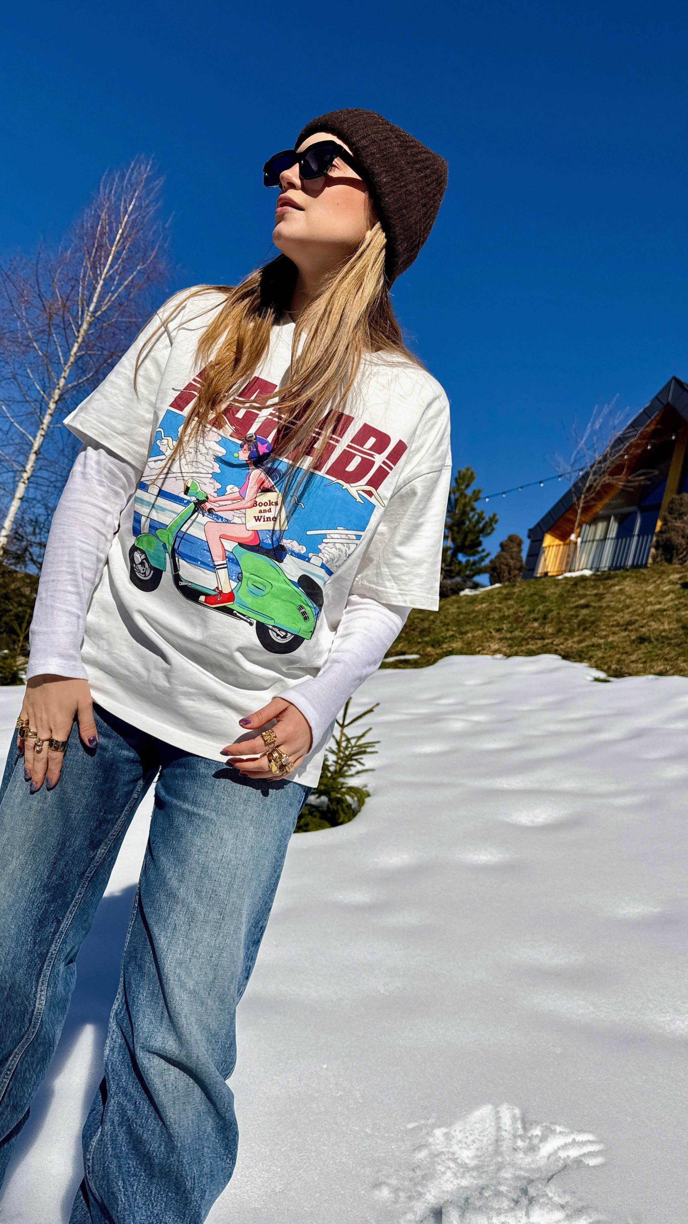chao! x HANABI Moped Tee