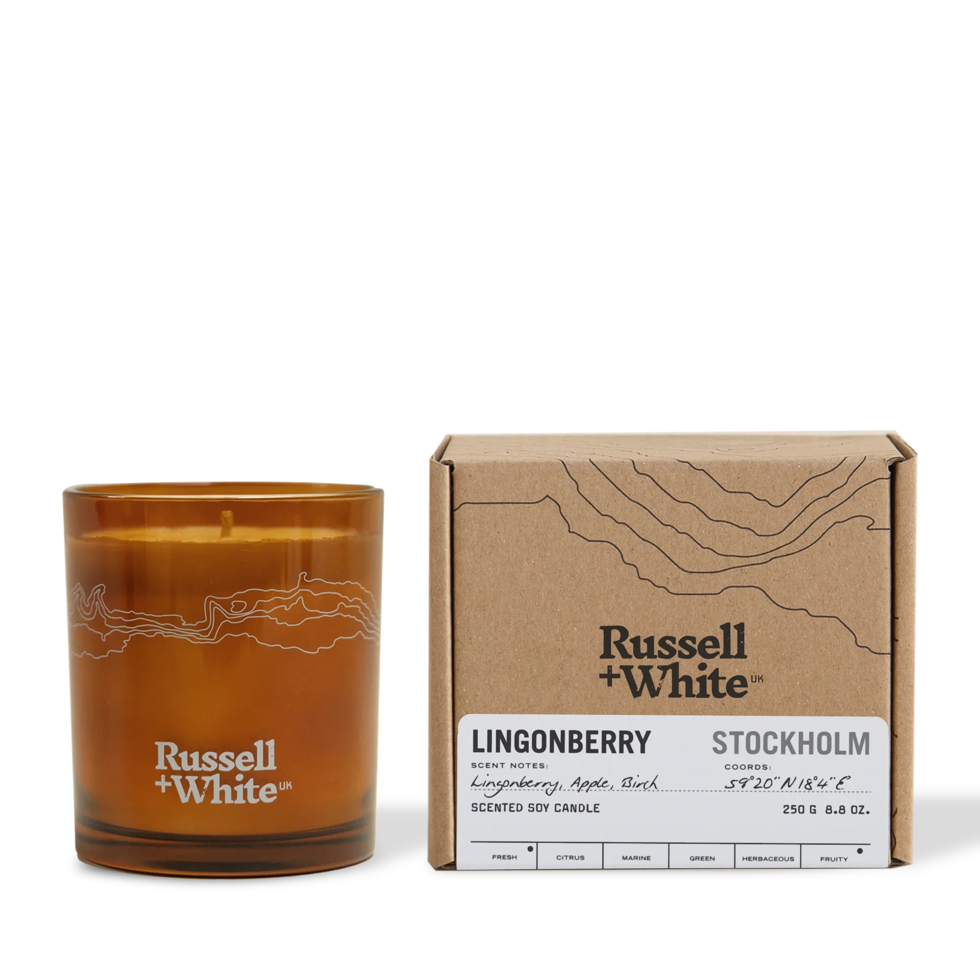 Lingonberry 250g Scented Soy Candle