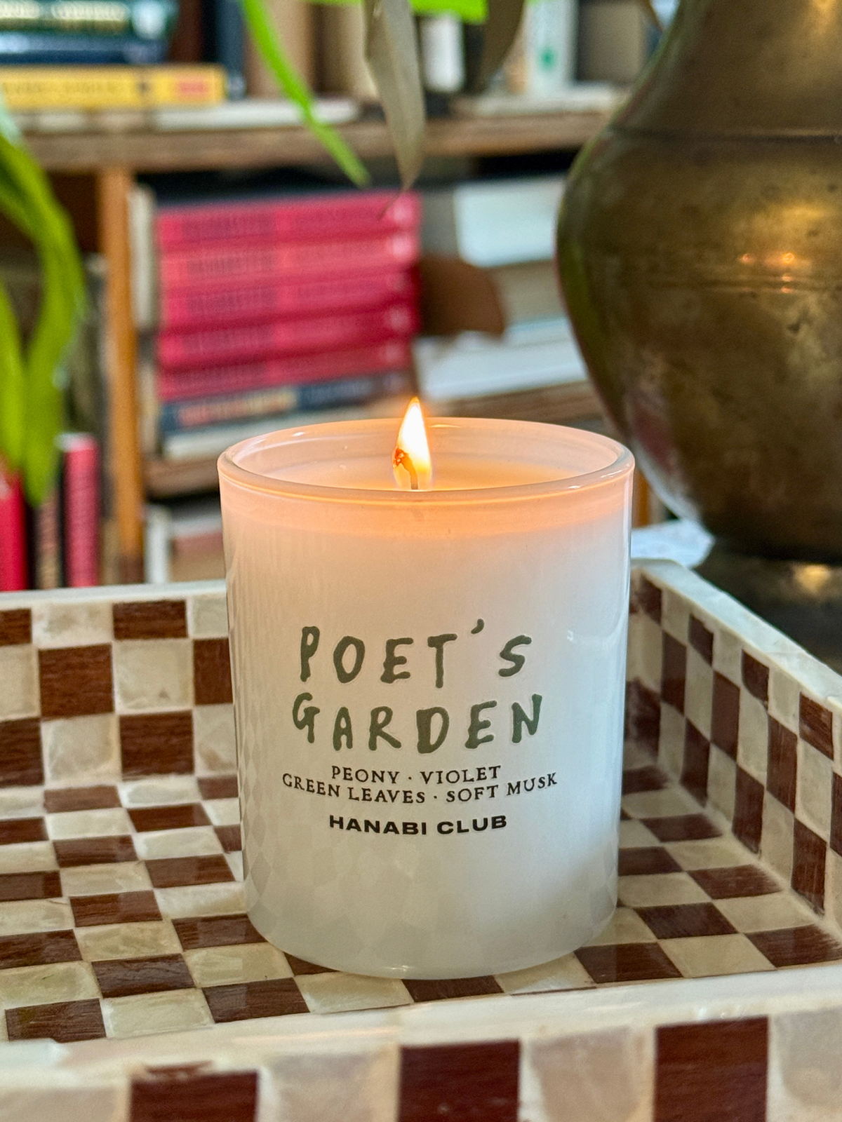 poets garden literary candle 