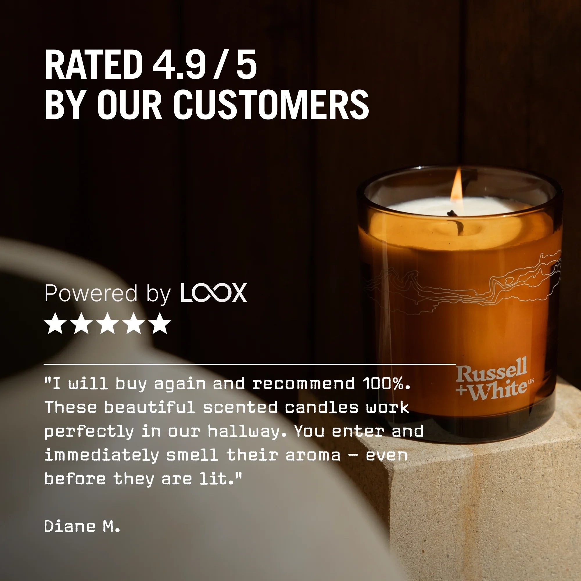 Firenze Leather 250g Scented Soy Candle