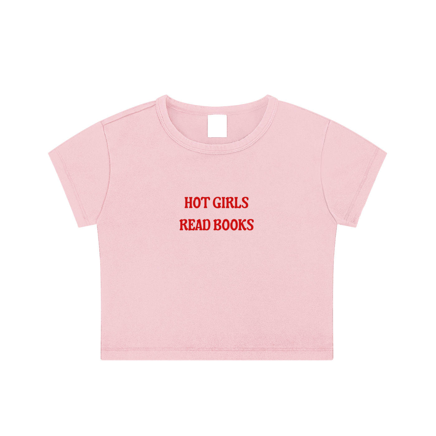 Hot Girls Read Books Crop Top