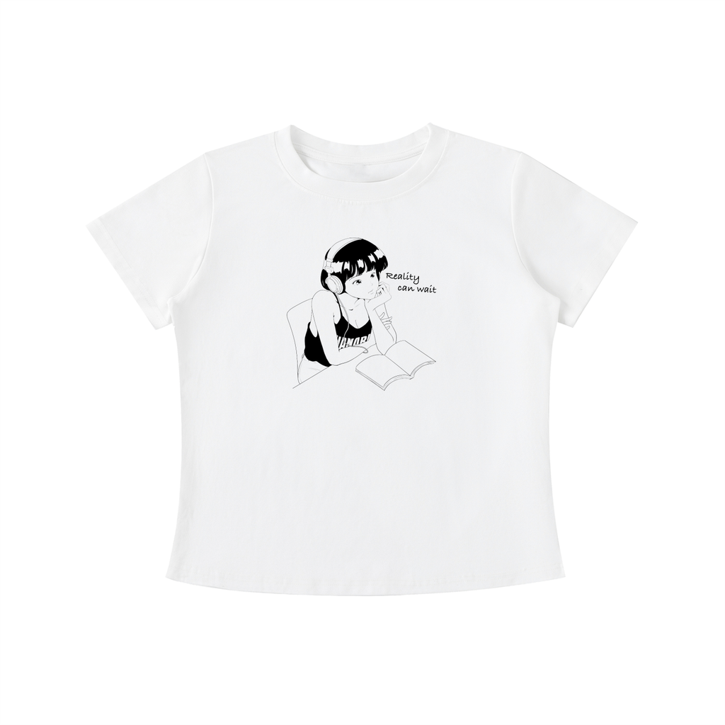 Reality Can Wait Baby Tee