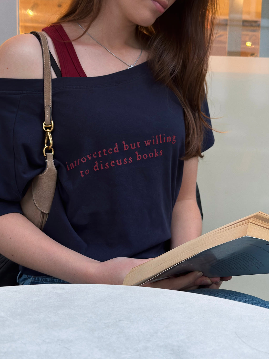 Introverted Boat Neck Tee