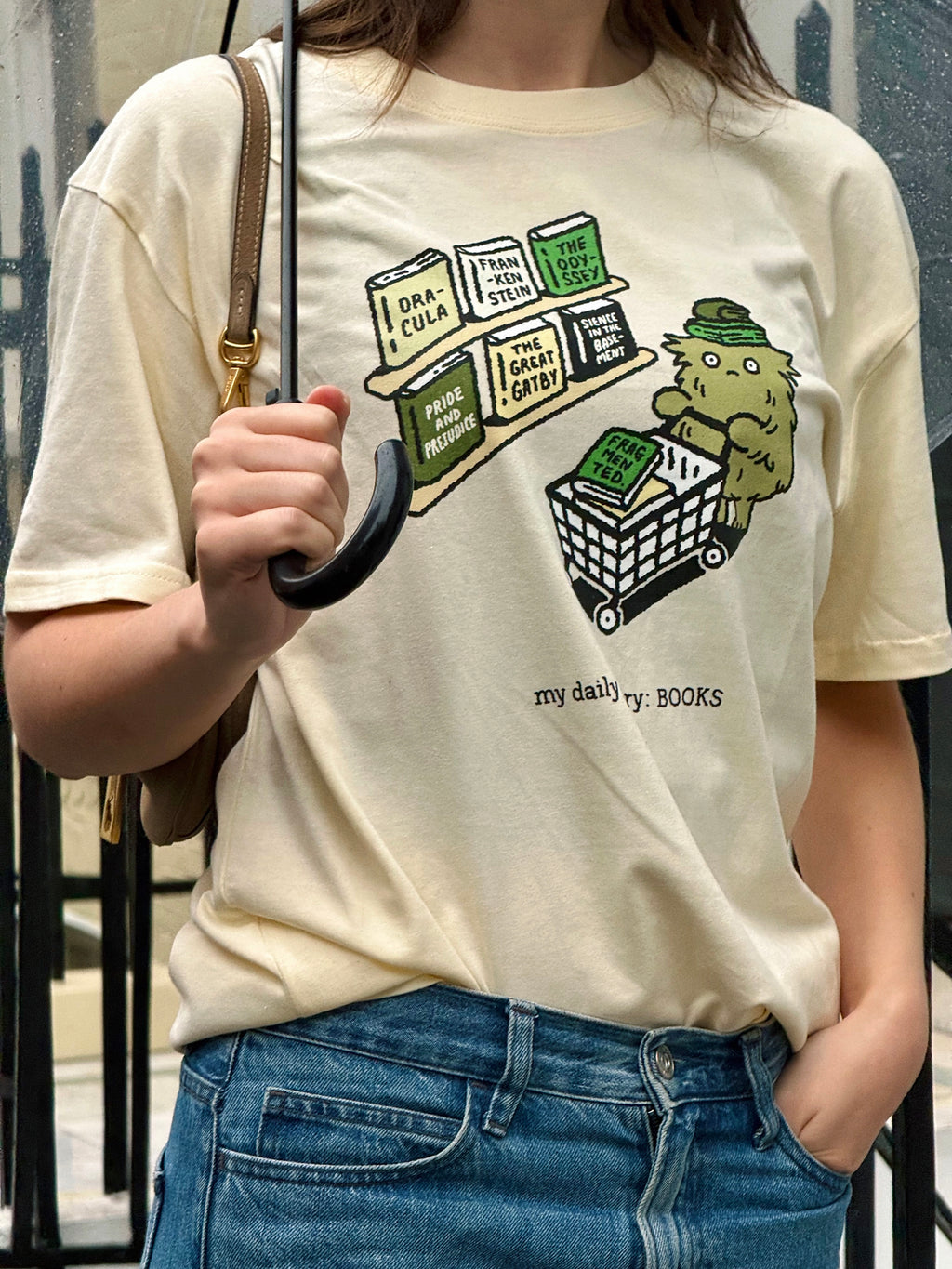 Book Shopping Unisex Tee