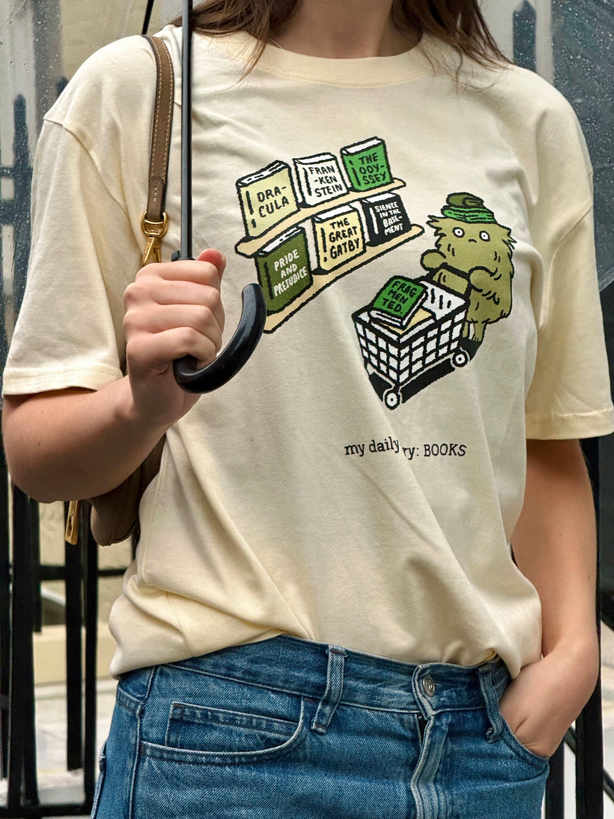 Book Shopping Unisex Tee