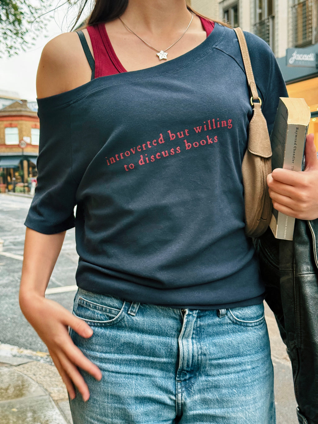 Introverted Boat Neck Tee